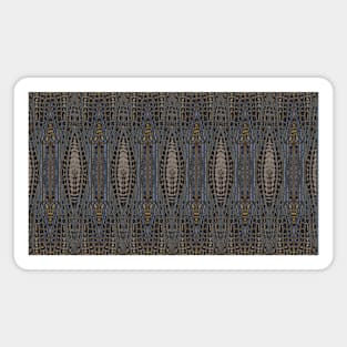 Dragonfly wing pattern earth tones Magnet